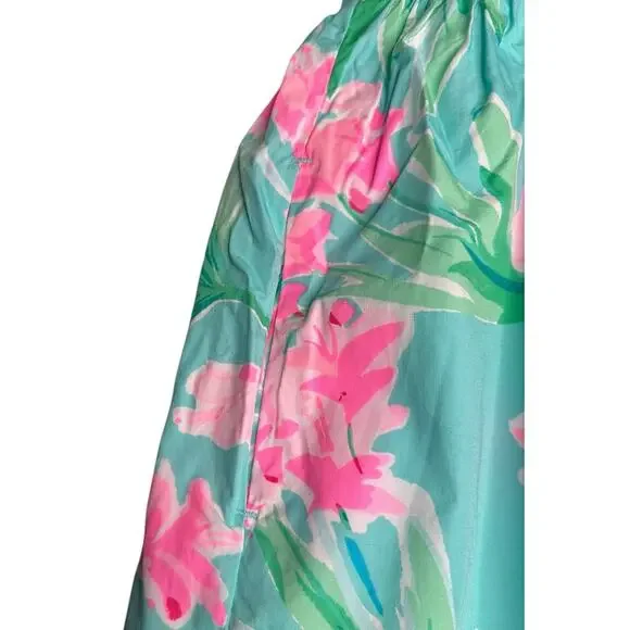 Lilly Pulitzer Girls Momoa Aqua Al Fresco Isnt She Lovely Dress Pastel Easter 14
